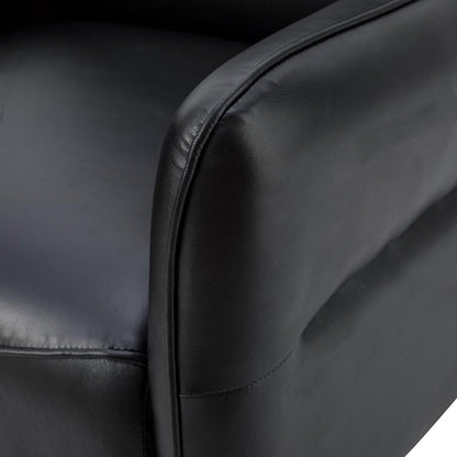 LSFH Unique Design True Innovations Amyle Accent Chair, Ottoman Armchair with Solid Sagwan Wooden Frame Single Sofa Chair for Small Apartments, Living Room or Bedroom (Set of 2 Chairs, Black)