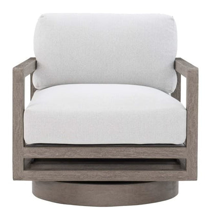 LSFH Unique Design True Innovations Swivel 360 Degree Accent Chair Armchair Single Sofa Chair for Small Apartments, Living Room or Bedroom (Set of 2 Chairs, Off-White)