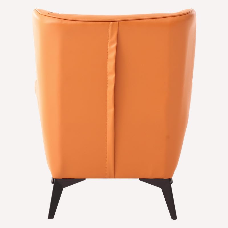 LSFH Unique Design True Innovations Aaltoz Accent Chair, Armchair with Solid Sagwan Wooden Frame Single Sofa Chair for Small Apartments, Living Room or Bedroom (1 Chair, Brown)