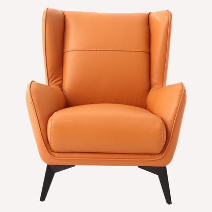 LSFH Unique Design True Innovations Aaltoz Accent Chair, Armchair with Solid Sagwan Wooden Frame Single Sofa Chair for Small Apartments, Living Room or Bedroom (Set of 2 Chairs, Brown)