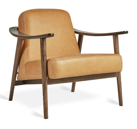 LSFH Unique Design Balticz Accent Chair Armchair with Solid Sagwan Wooden Frame Single Sofa Chair for Small Apartments, Living Room or Bedroom (Walnut Finish, Brown 1 Chair)