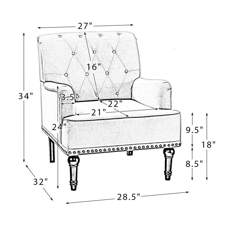 LSFH Unique Design True Innovations Jakuz Accent Chair, Armchair with Solid Sagwan Wooden Frame Single Sofa Chair for Small Apartments, Living Room or Bedroom (1 Chair, Yellow)