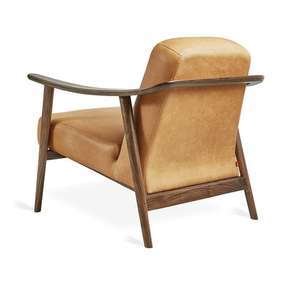LSFH Unique Design Balticz Accent Chair Armchair with Solid Sagwan Wooden Frame Single Sofa Chair for Small Apartments, Living Room or Bedroom (Walnut Finish, Brown Set of 2 Chairs)