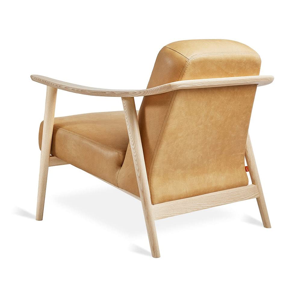 LSFH Unique Design Balticz Accent Chair Armchair with Solid Sagwan Wooden Frame Single Sofa Chair for Small Apartments, Living Room or Bedroom (Natural Finish, Brown Set of 2 Chairs)