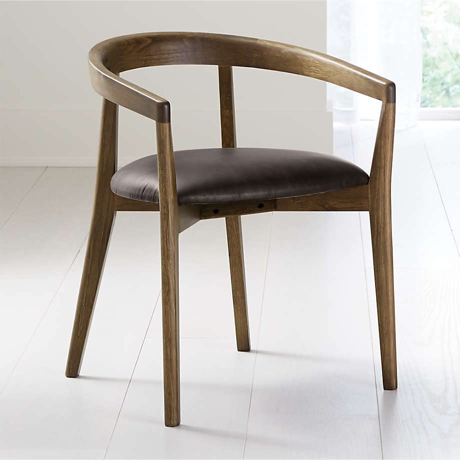 LSFH Unique Design Stone Round Back Dining Chair Accent Chair Armchair with Solid Sagwan Wooden Frame Single Sofa Chair for Small Apartments, Living Room or Bedroom (Set of 2 Chairs, Black)