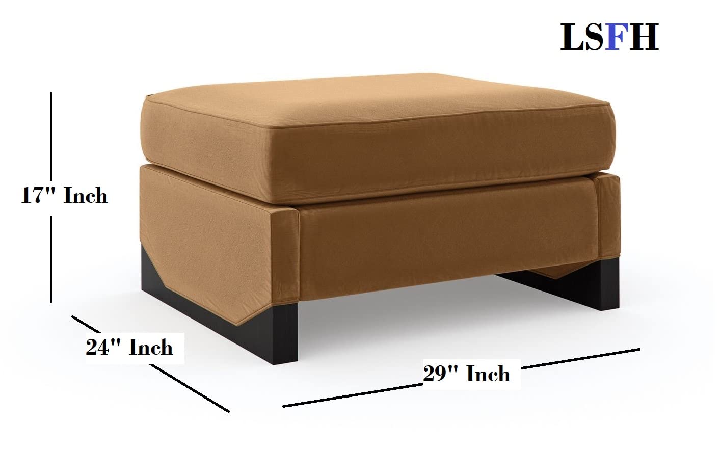 LSFH Unique Design Caracole Base Upholstery Accent Chair Armchair Single Sofa Chair for Small Apartments, Living Room or Bedroom (Chair with Ottoman, Brown)