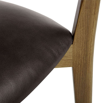 LSFH Unique Design Stone Round Back Dining Chair Accent Chair Armchair with Solid Sagwan Wooden Frame Single Sofa Chair for Small Apartments, Living Room or Bedroom (1 Chair, Black)