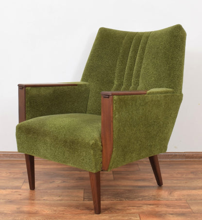 LSFH Unique Design True Innovations Danis Accent Chair with Channel Tufted Back Cushioned Armchair Single Sofa Chair for Small Apartments, Living Room or Bedroom (Set of 2 Chairs, Green)