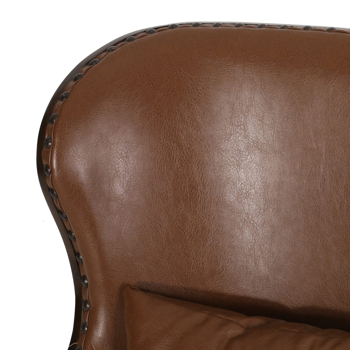LSFH Unique Design True Innovations Mantua Accent Chair Armchair with Solid sagwan Wooden Legs Single Sofa Chair for Small Apartments, Living Room or Bedroom (Set of 2 Chair, Brown)